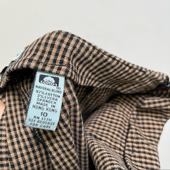 Marsh Landing Brown Checkered Trousers - Picture 7 of 8